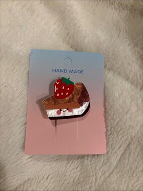 🍓🍰Strawberry Slice Hair Clip